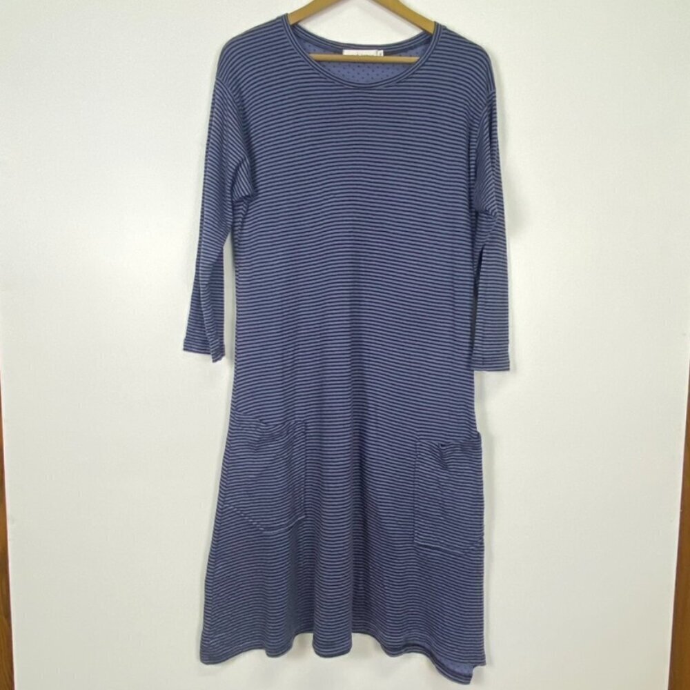 Cut Loose Blue Striped Dress